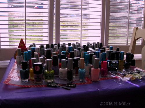 So Many Nail Paints! Girl's Birthday Party Goals!